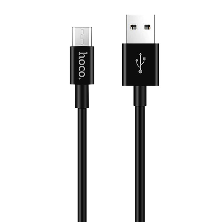 

Кабель micro USB-USB Hoco X23 1 м черный, X23