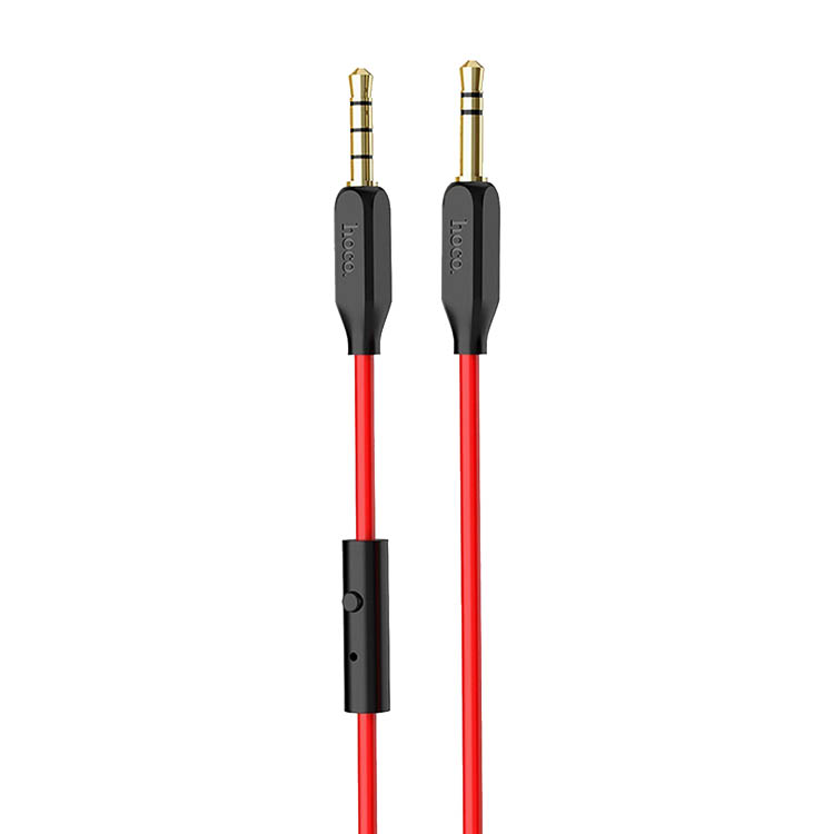 

Кабель mini-Jack 3.5mm-mini-Jack 3.5mm Hoco UPA-12 1 м красный, UPA-12