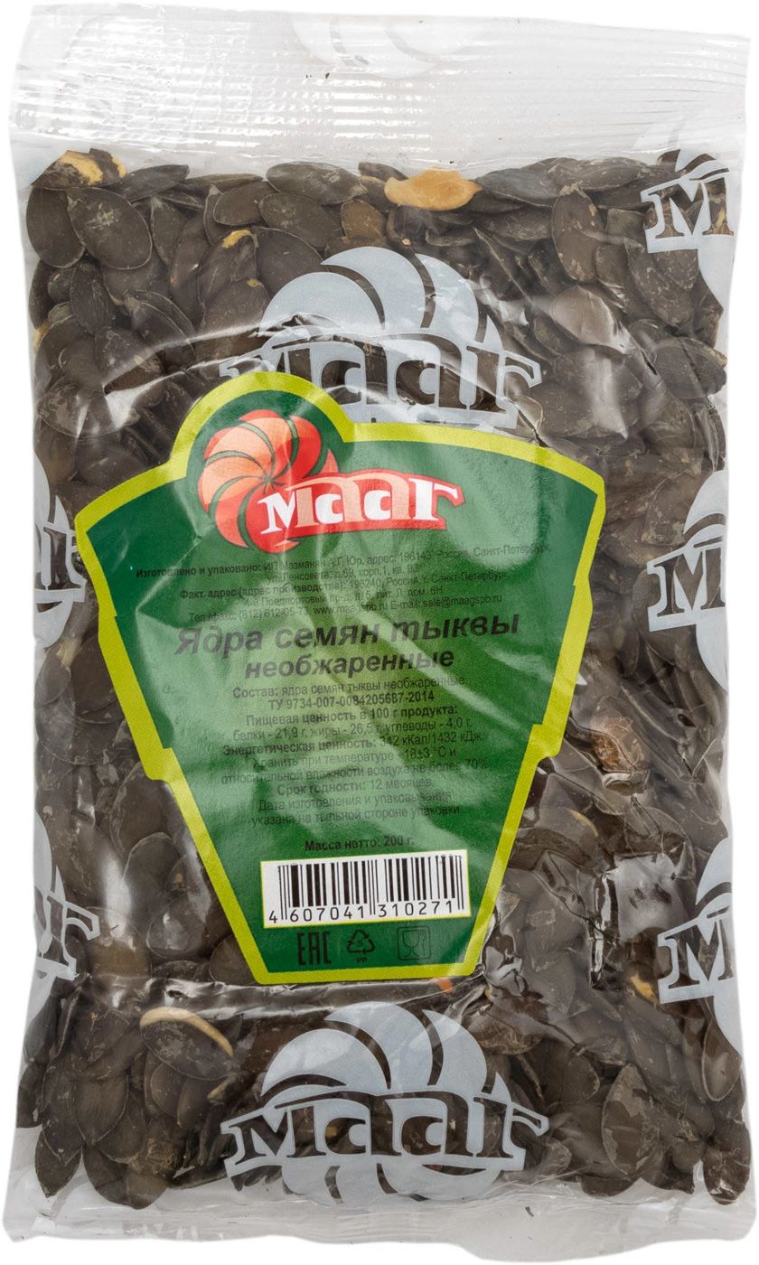 

Семечки тыквенные Мааг необжаренные 150 г