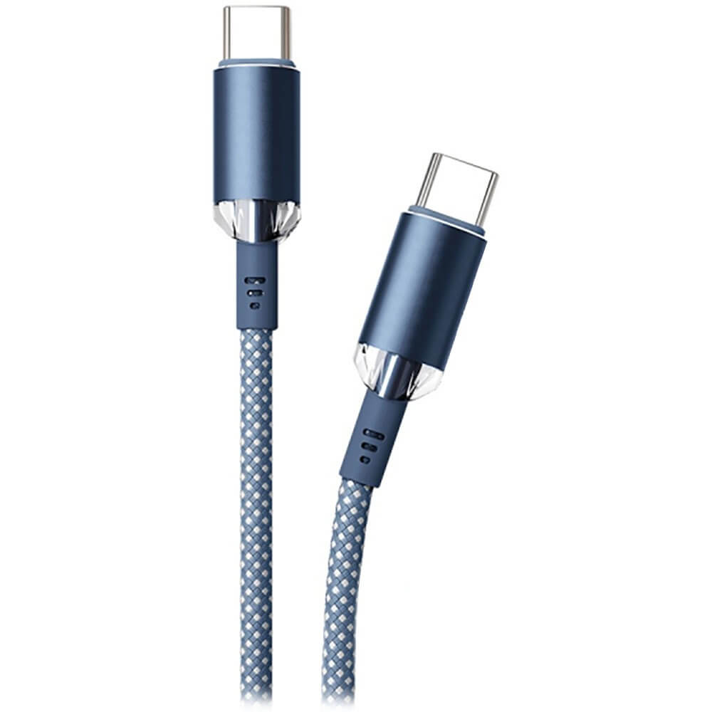 Кабель VLP Diamond Cable USB-C 1.2 м тёмно-синий