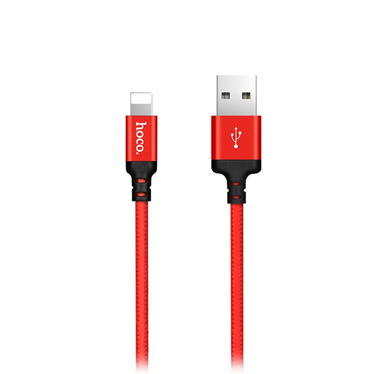 

Кабель Lightning-USB Hoco X14 1 м красный, X14