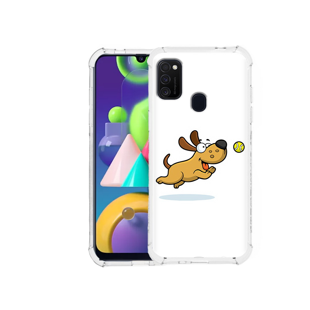 

Чехол MyPads Tocco для Samsung Galaxy M21 пёсик (PT147110.591.563), Прозрачный, Tocco