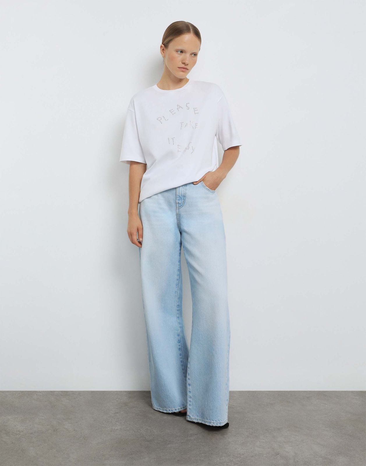 

Джинсы женские Gloria Jeans GJN033915 синий /лайт айс/ 46/170, GJN033915