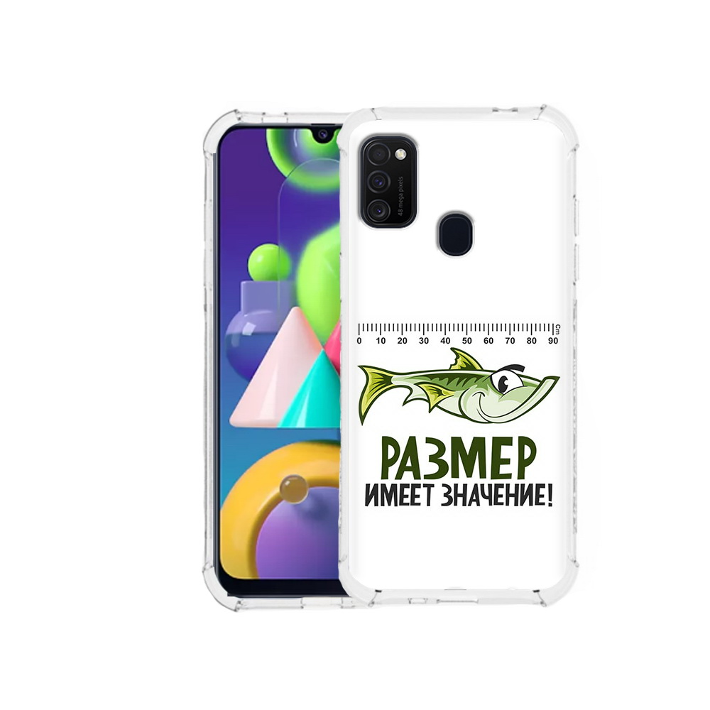 

Чехол MyPads Tocco для Samsung Galaxy M21 размер не имеет значения (PT147110.591.569), Прозрачный, Tocco