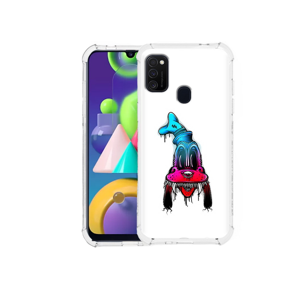 

Чехол MyPads Tocco для Samsung Galaxy M21 Гуффи (PT147110.591.57), Прозрачный, Tocco