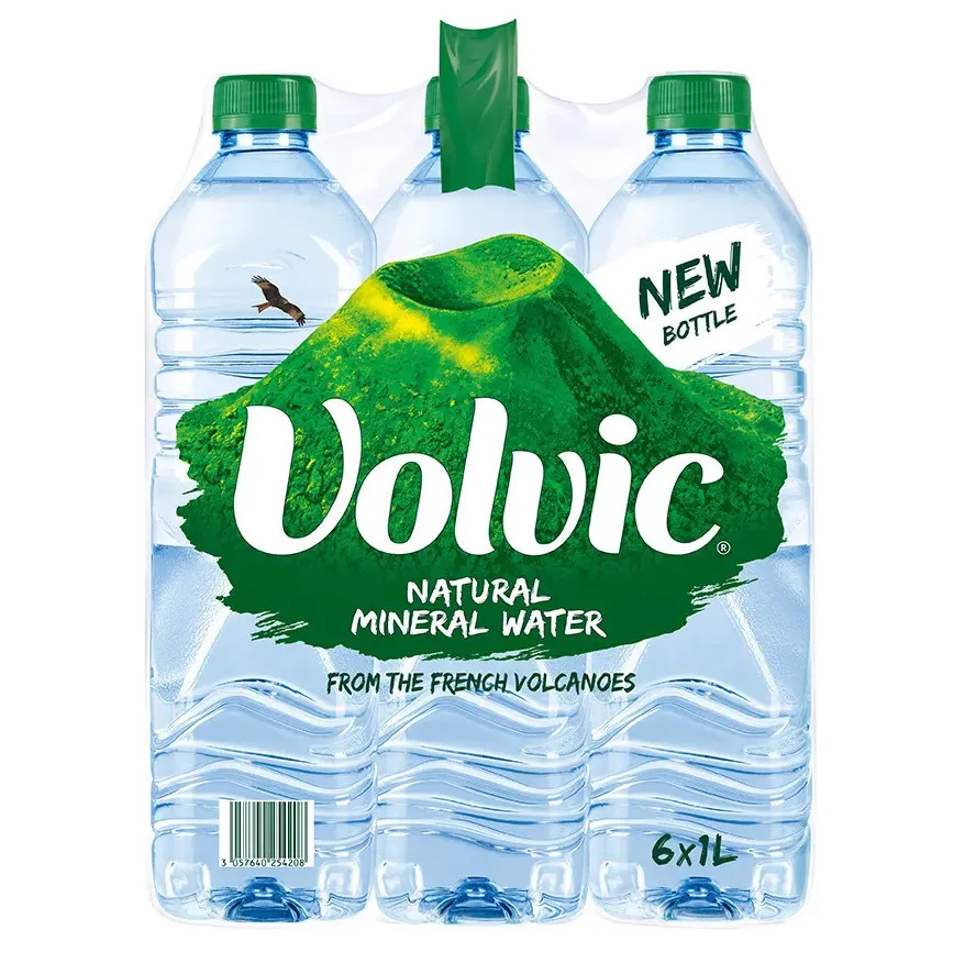 Вода минеральная Volvic (Вольвик) 6 шт по 1 л б/г