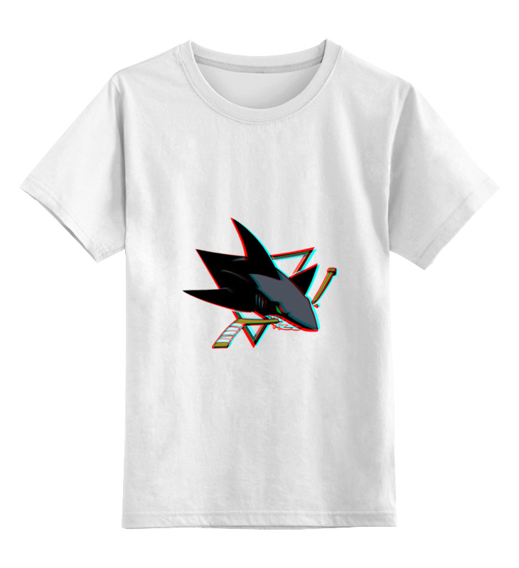 

Футболка детская Printio San jose sharks цв. белый р. 152, San jose sharks