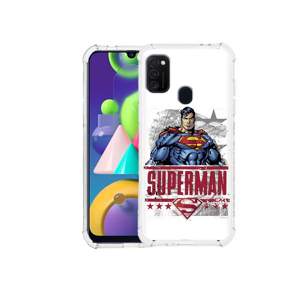 

Чехол MyPads Tocco для Samsung Galaxy M21 рисунок супермен (PT147110.591.583), Прозрачный, Tocco