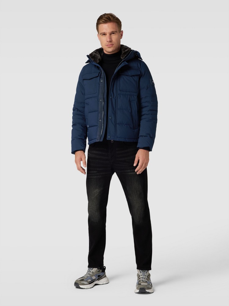 

Куртка мужская Tommy Hilfiger MW0MW32790 синяя L, Синий, MW0MW32790