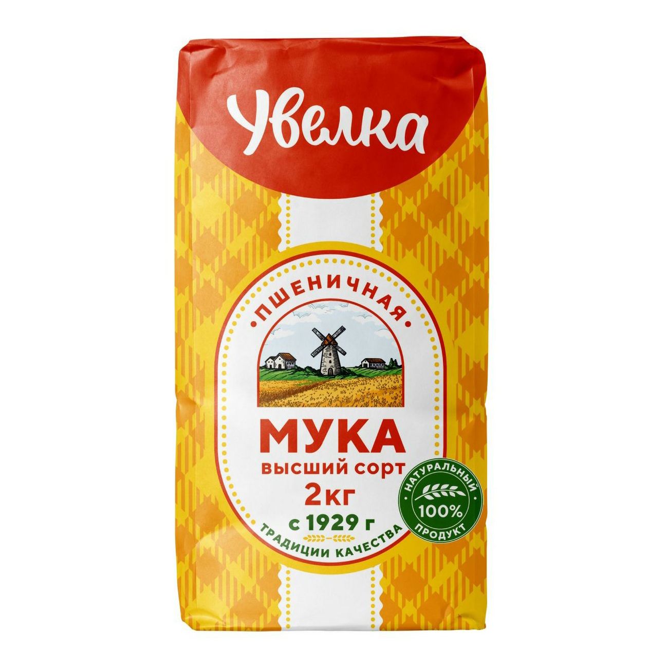 

Мука Увелка пшеничная хлебопекарная высший сорт 2 кг