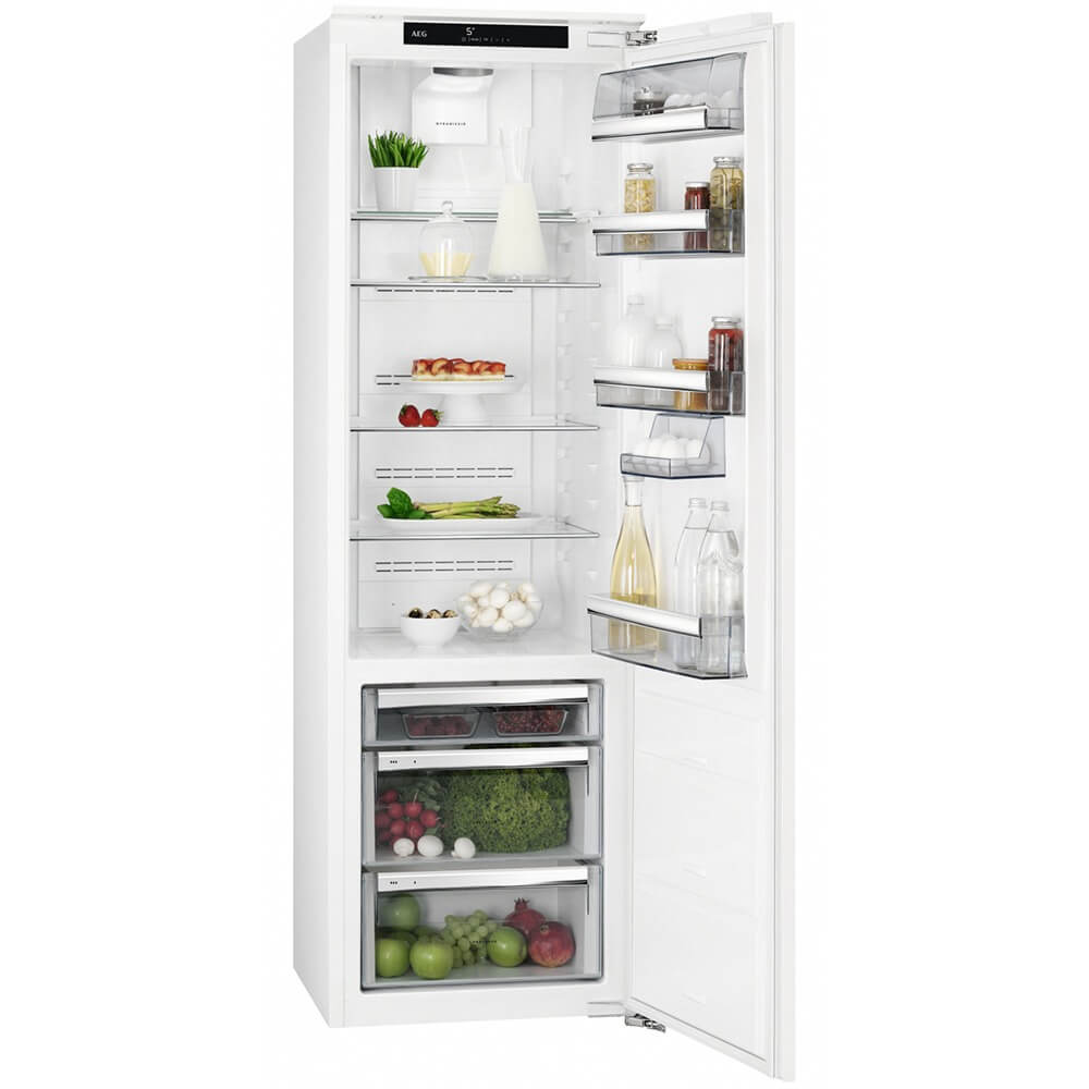 Встраиваемый холодильник AEG SKE818E9ZC белый климатический комплекс sharp kc d 41 rw белый
