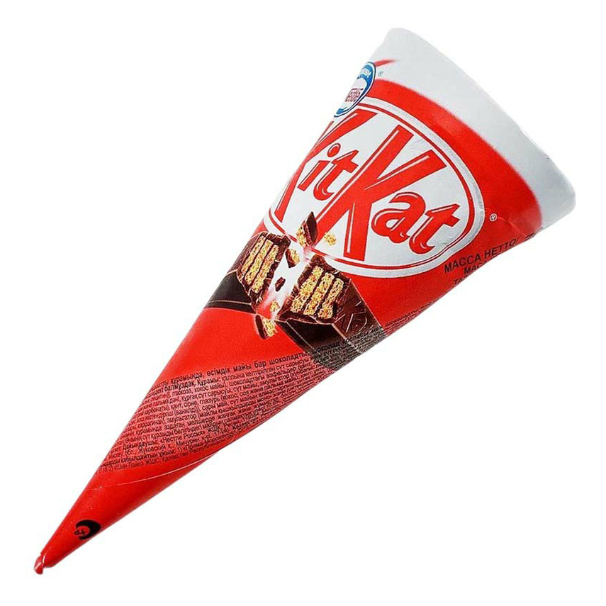

Мороженое сливочное Kitkat с шоколадным топингом СЗМЖ 77 г