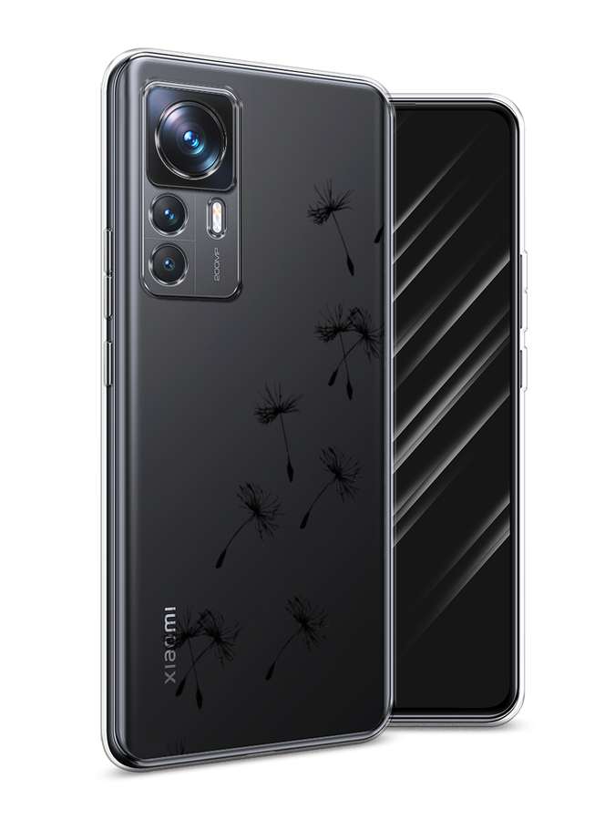 

Чехол Awog на Xiaomi 12T Pro / Сяоми 12T Про "Летящие одуванчики", Черный