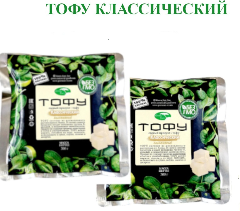 

Тофу классический Green East, соевый, комплект, 2 шт по 300 г