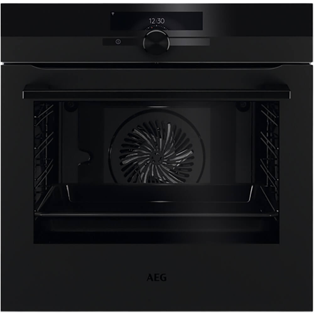 

Встраиваемый электрический духовой шкаф AEG BPK949330T черный, BPK949330T