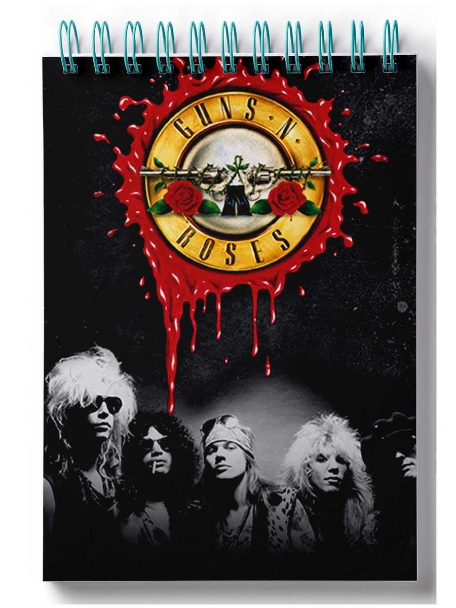 

Блокнот DRABS Guns n Roses эмблема