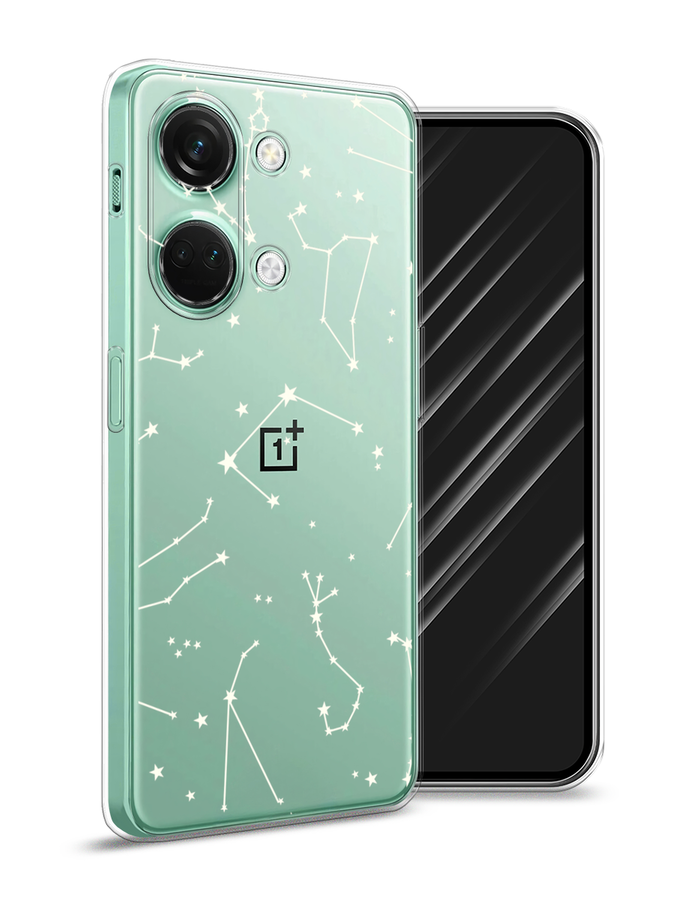 

Чехол Awog на OnePlus Nord 3 "Созвездия", Прозрачный;серый;бежевый, 154050-7