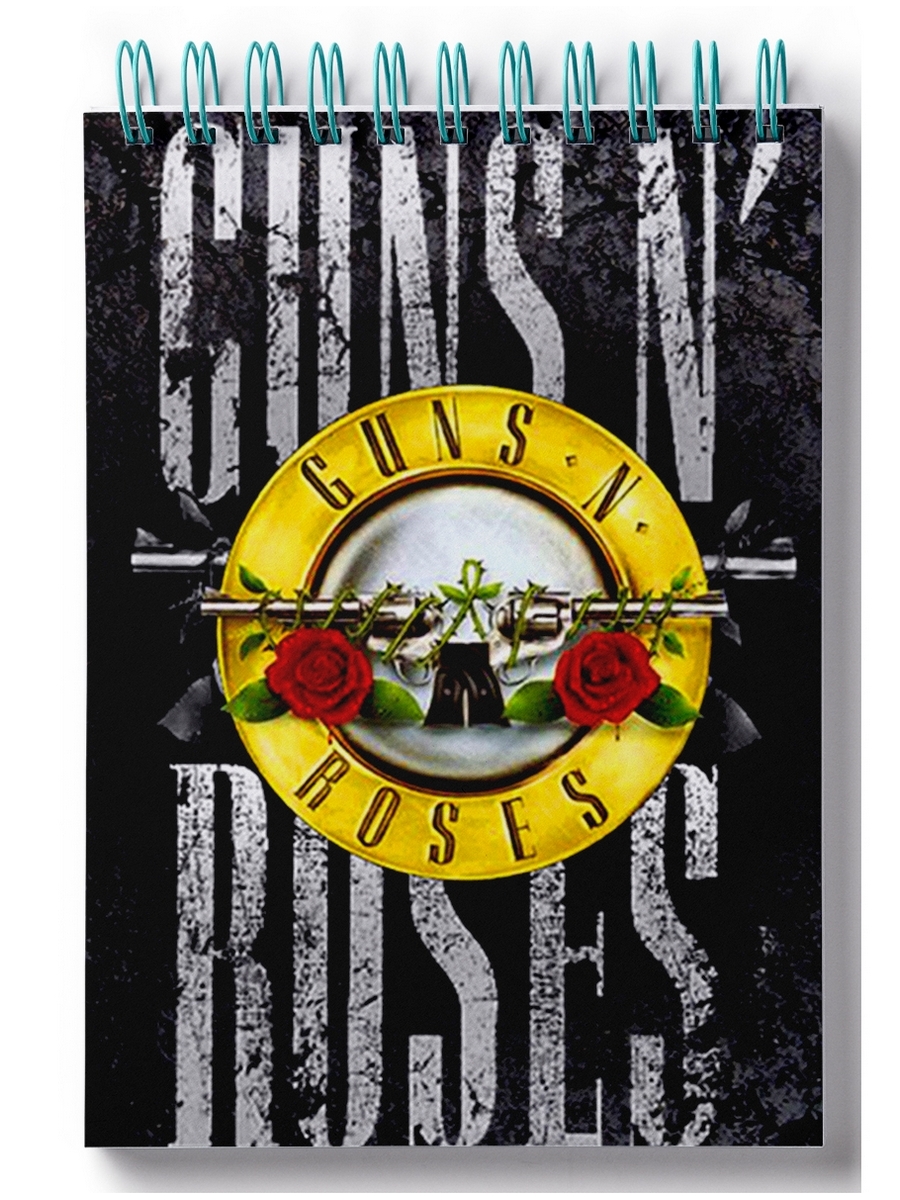 

Блокнот DRABS Guns n Roses эмблема желтая