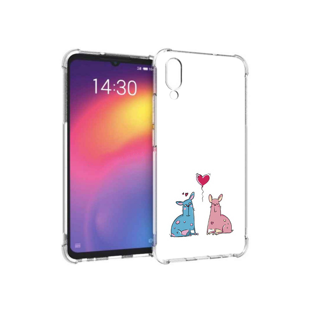 

Чехол MyPads Tocco для Meizu Note 9 Лама любовь (PT134513.88.102), Прозрачный, Tocco