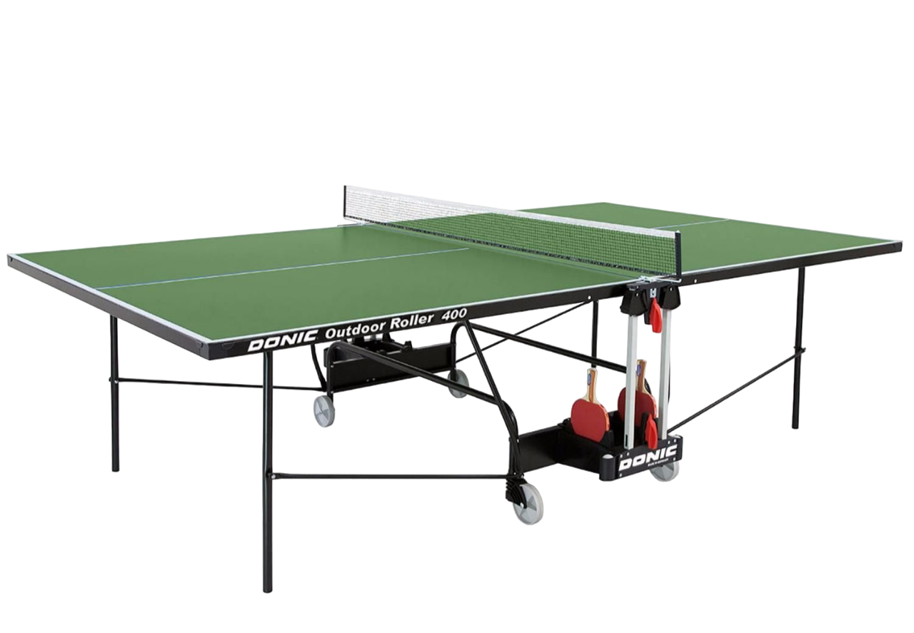 Теннисный стол Donic Outdoor Roller 400 зеленый с сеткой