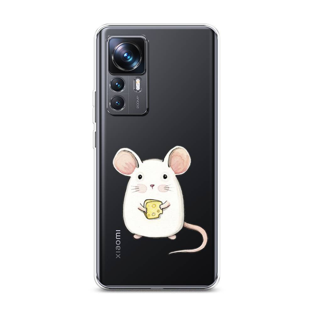 

Чехол Awog на Xiaomi 12T Pro / Сяоми 12T Про "Мышка", Белый;розовый;прозрачный