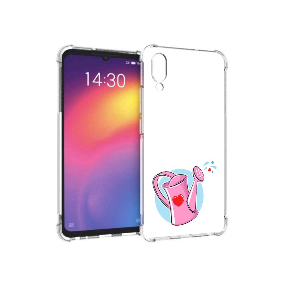 

Чехол MyPads Tocco для Meizu Note 9 Лейка любви 14 февраля (PT134513.88.103), Прозрачный, Tocco