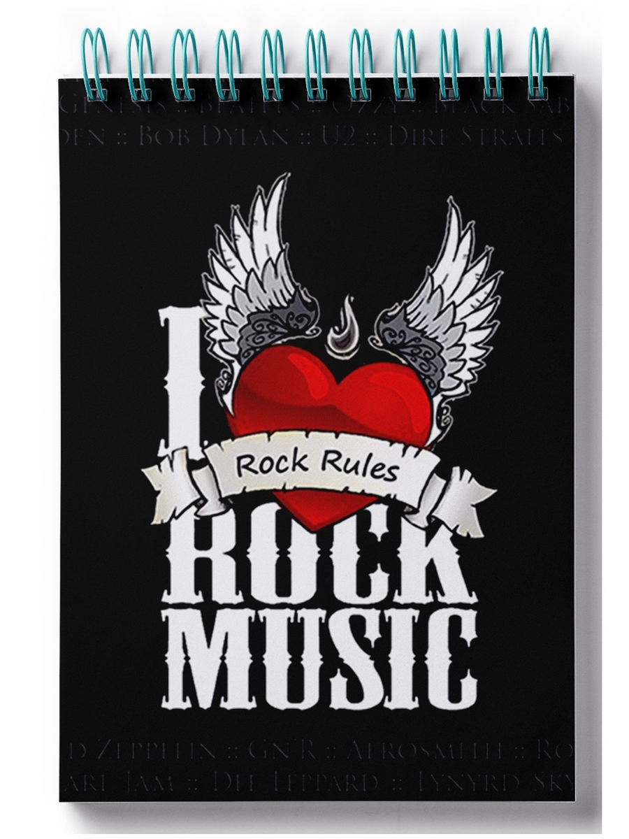 

Блокнот DRABS ROCK MUSIC