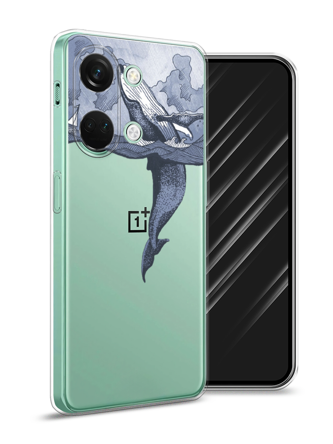 

Чехол Awog на OnePlus Nord 3 "Два измерения", Голубой;черный;прозрачный, 154050-7