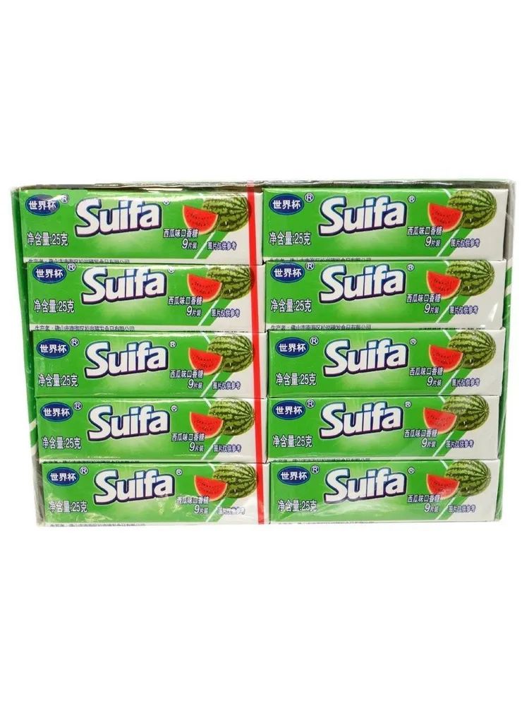

Жвачка Suifa арбуз 25 г х 20 шт