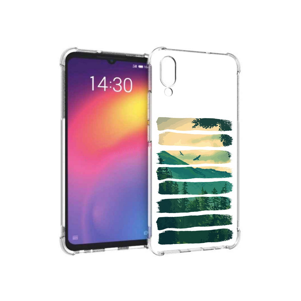 

Чехол MyPads Tocco для Meizu Note 9 Лесная чаща (PT134513.88.107), Прозрачный, Tocco