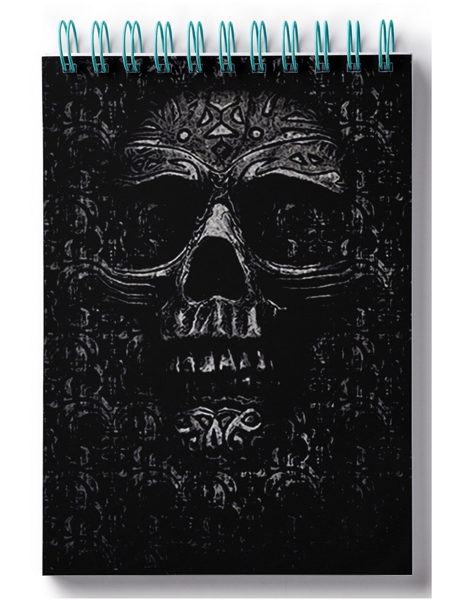 

Блокнот DRABS Black Skull череп