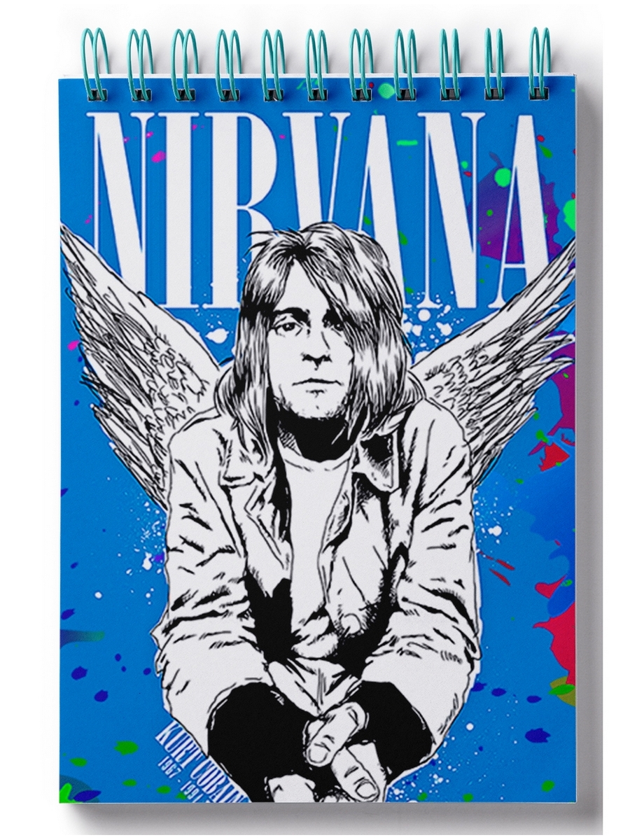 

Блокнот DRABS Saint Kurt Cobain брызги