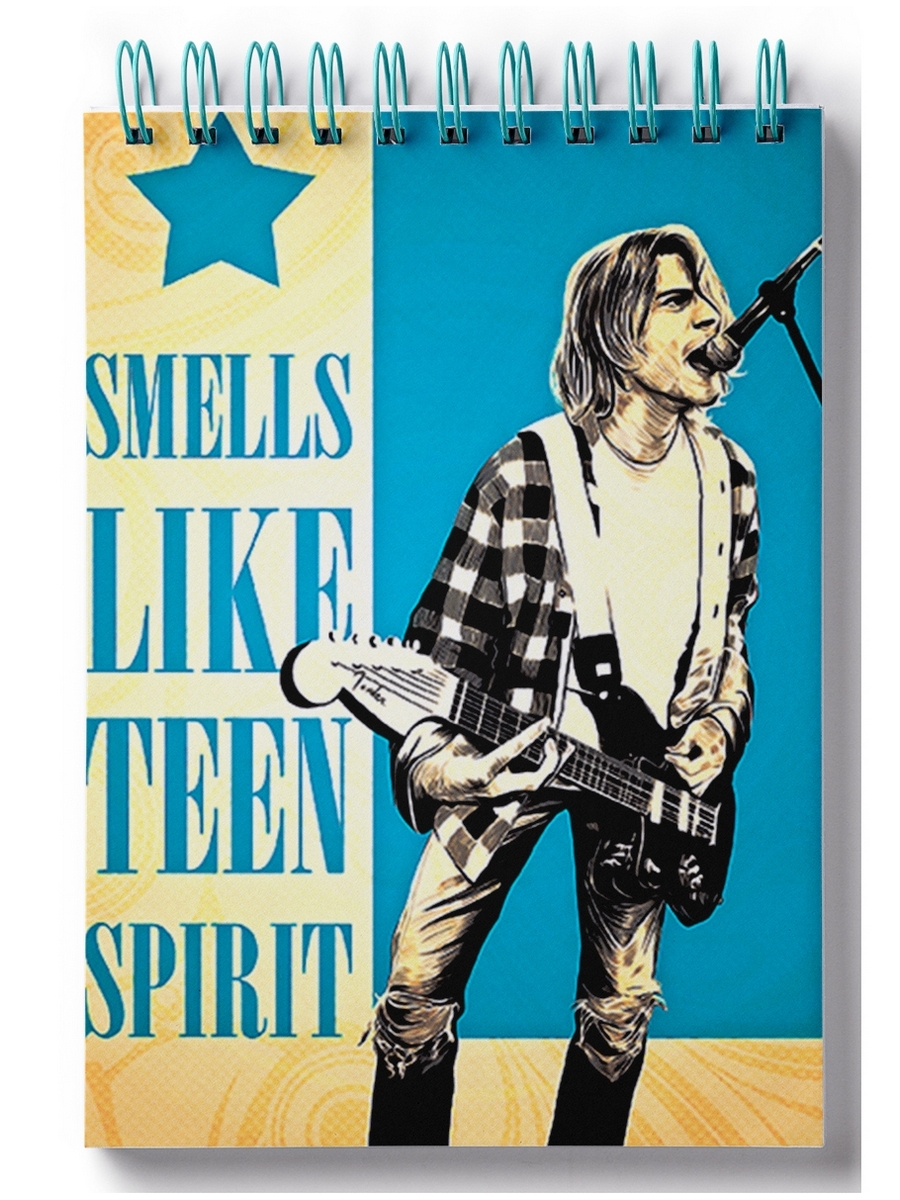 

Блокнот DRABS Smells like teen spirit оранж