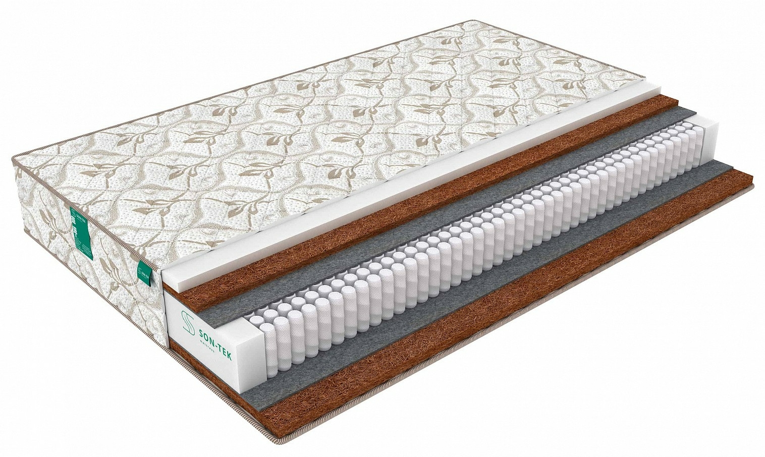 

Матрас Sleeptek Prestige PenaStrong Hard 75х210, Белый;бежевый, Perfect Foam Strong Cocos