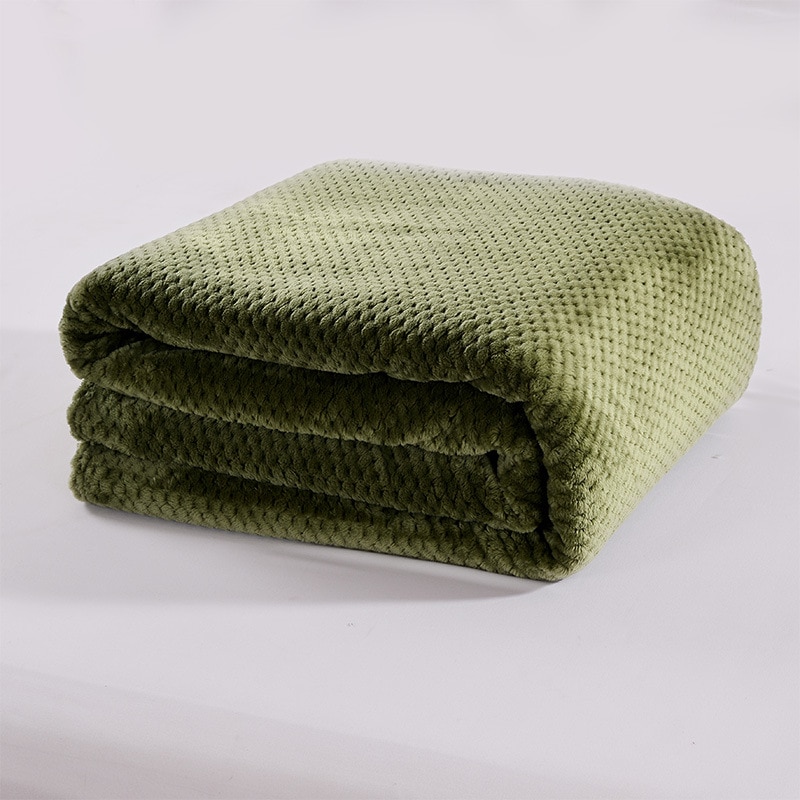 

Плед Bozhong home textile Ананас Зеленый, Плед Ананас