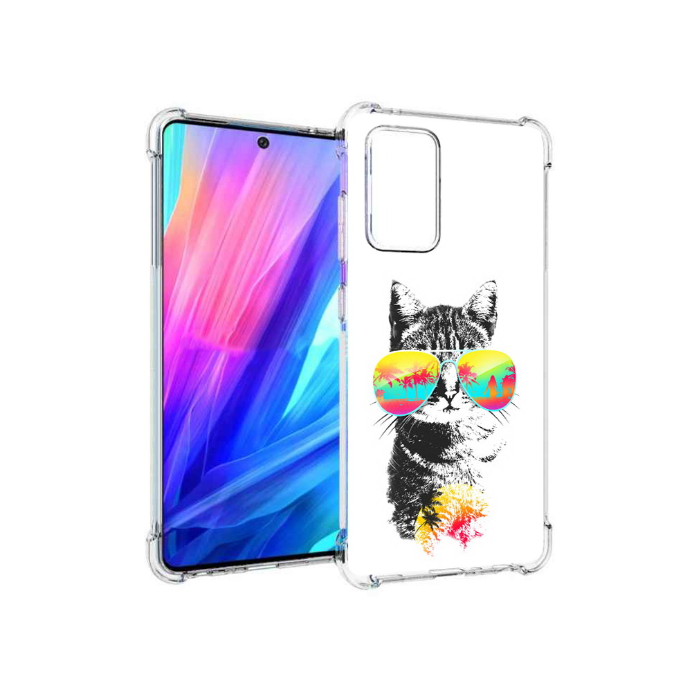 Чехол MyPads Tocco для Samsung Galaxy A52 крутой кот (PT158660.526.425)