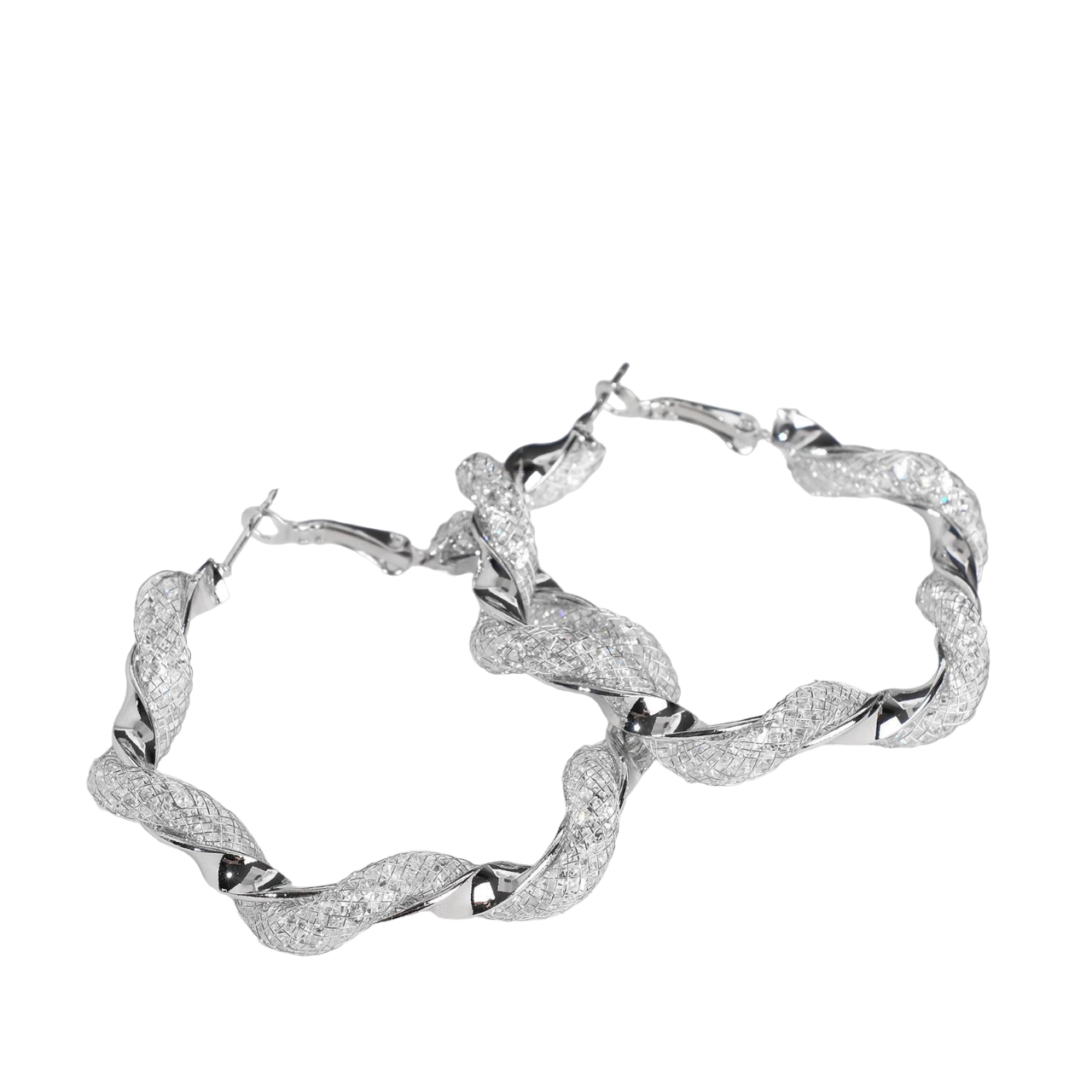 

Серьги конго из металла Queen Fair, стразы