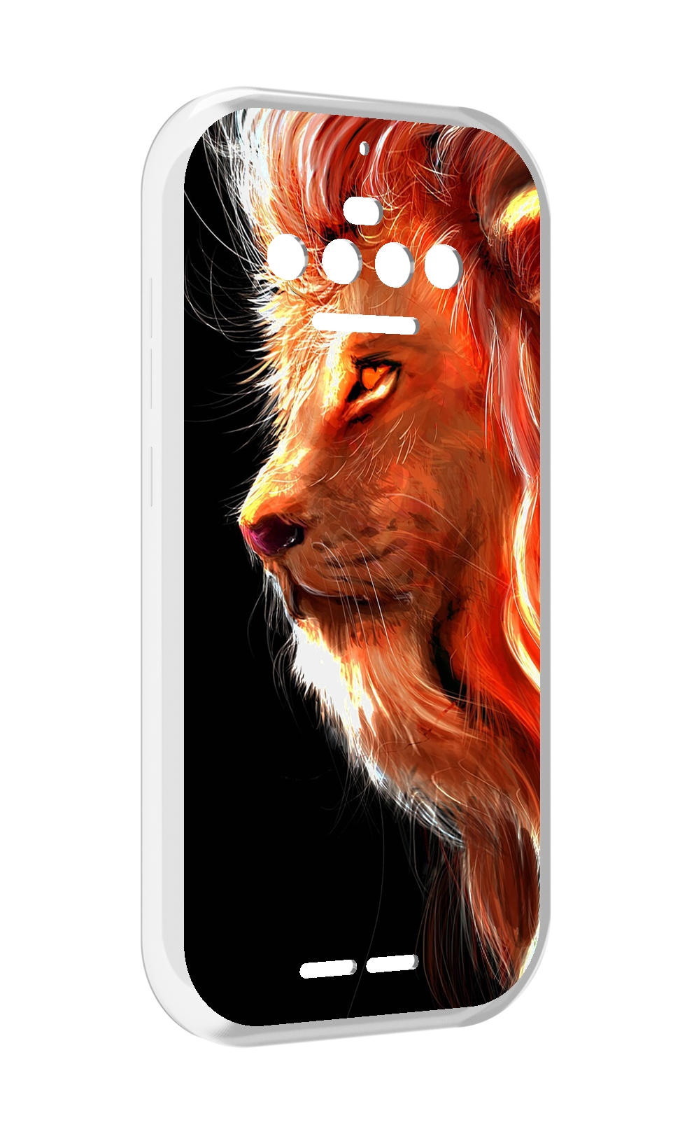 

Чехол MyPads Арт-рисунок-льва мужской для Oukitel F150 R2022, Прозрачный, Tocco