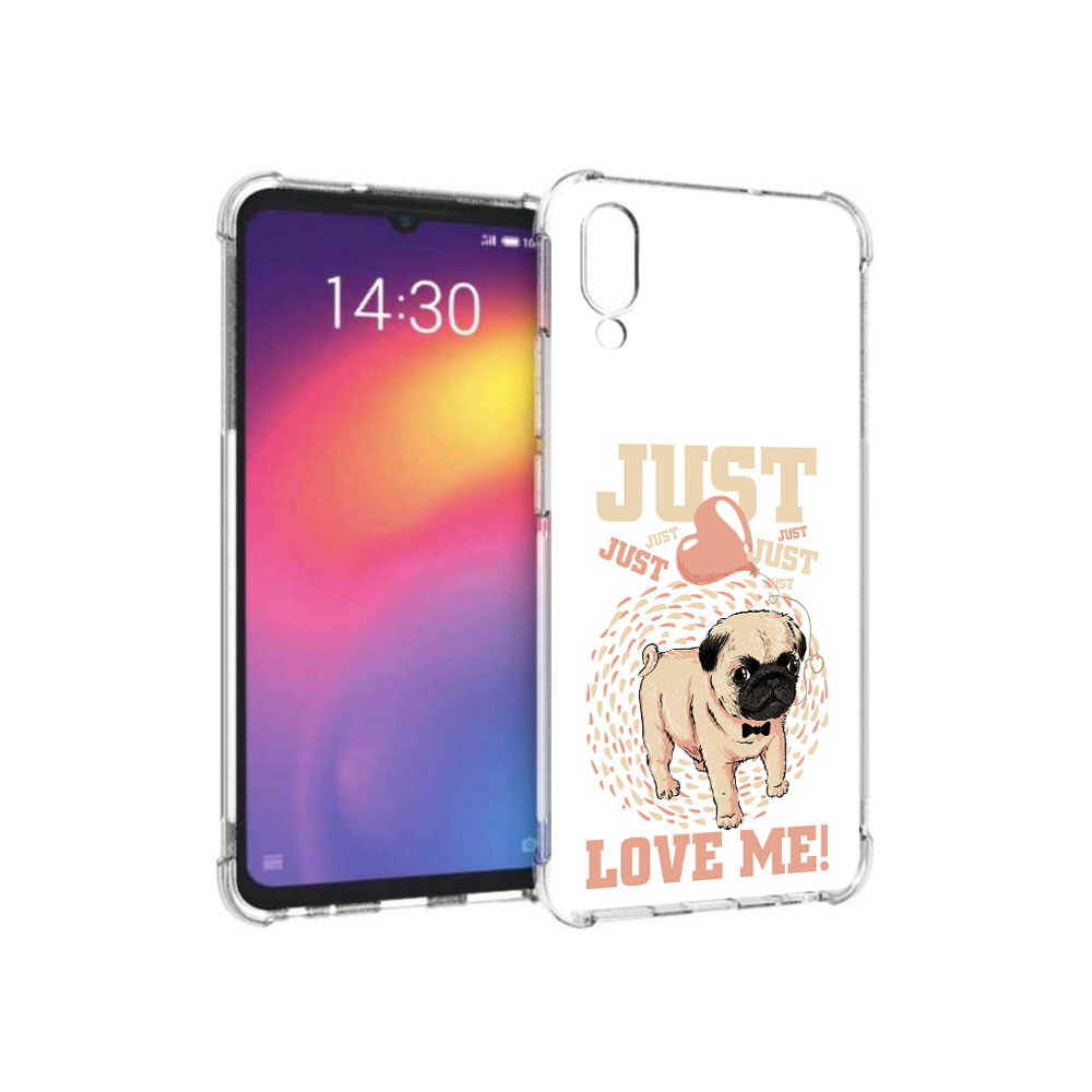 

Чехол MyPads Tocco для Meizu Note 9 Люби меня (PT134513.88.109), Прозрачный, Tocco