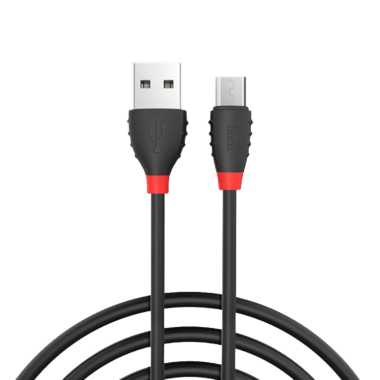 

Кабель micro USB-USB Hoco X27 1.2 м черный, X27