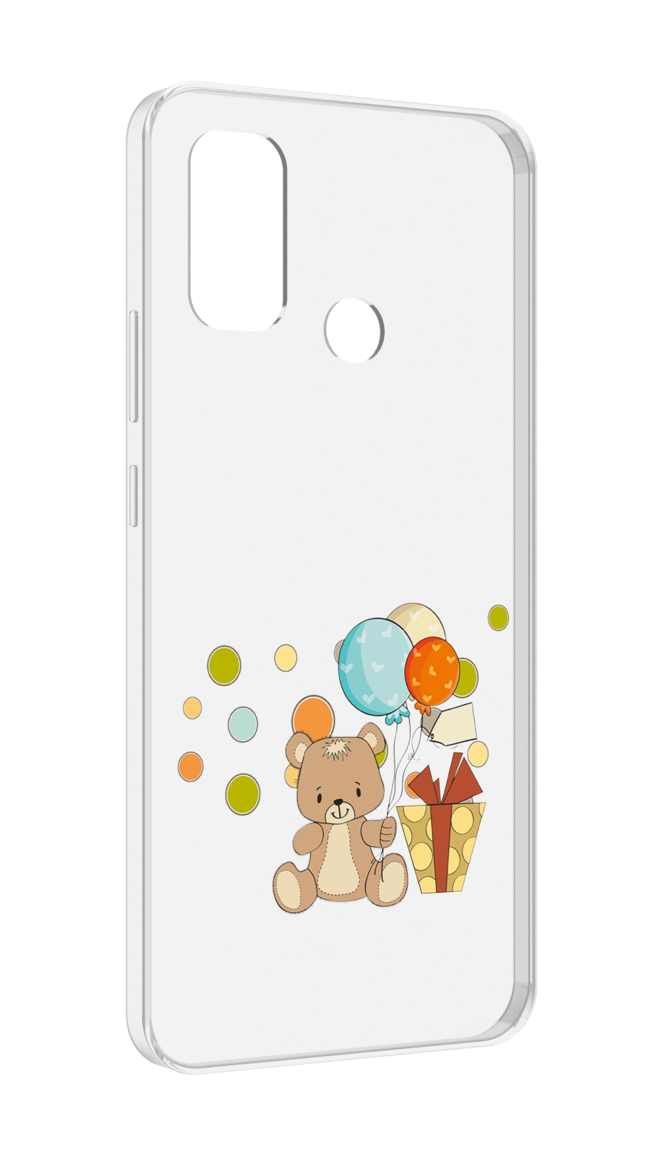 

Чехол MyPads медвеженок с подарком для UleFone Note 10P/Note 10, Прозрачный, Tocco