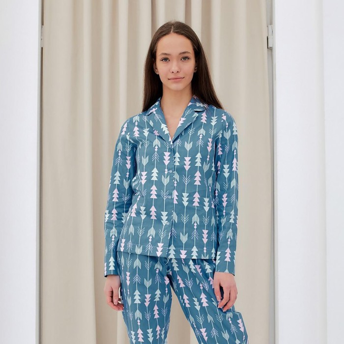

Ночная сорочка женская KAFTAN 000478995 синяя 44, 46 RU, Синий, 000478995