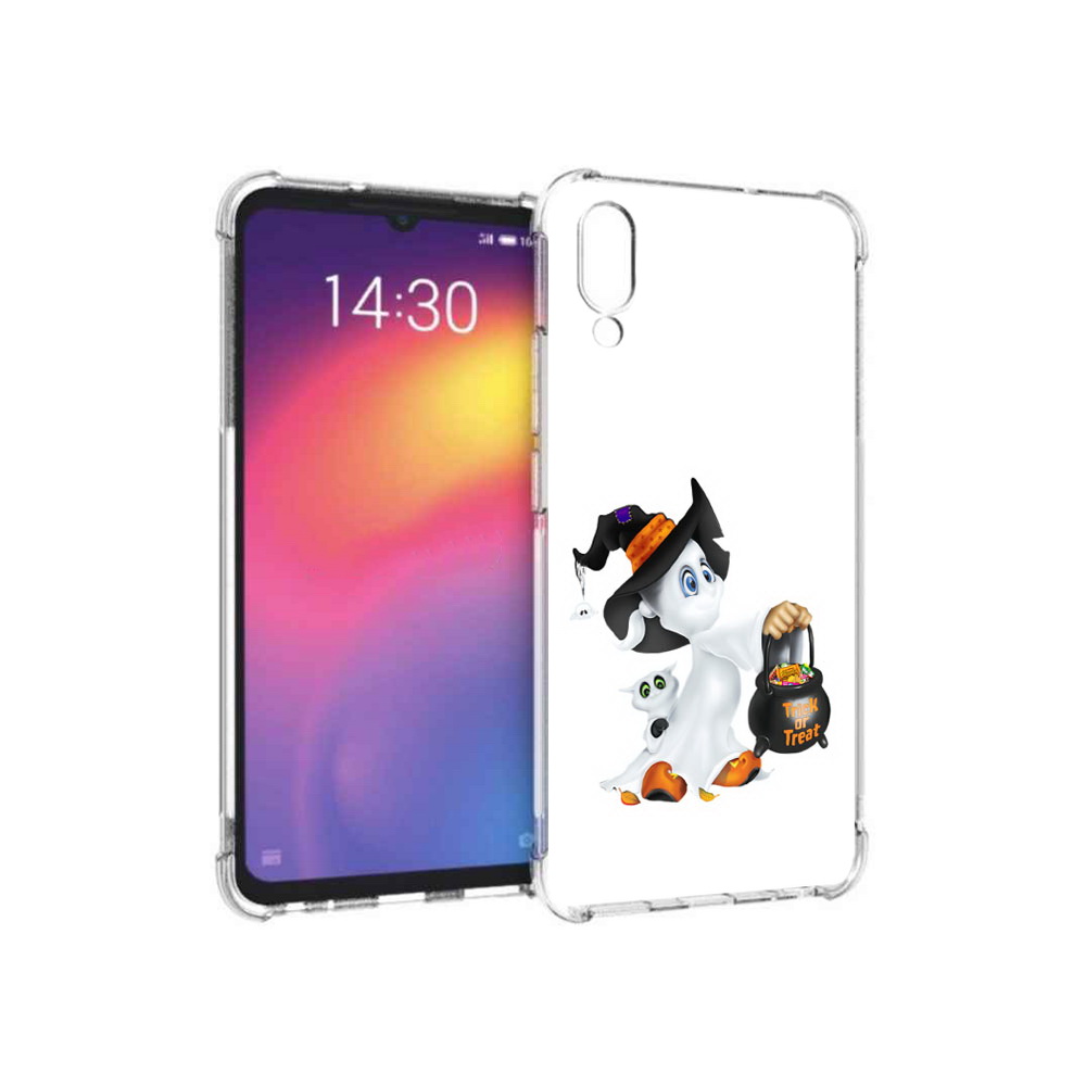 

Чехол MyPads Tocco для Meizu Note 9 Маленький призрак (PT134513.88.113), Прозрачный, Tocco