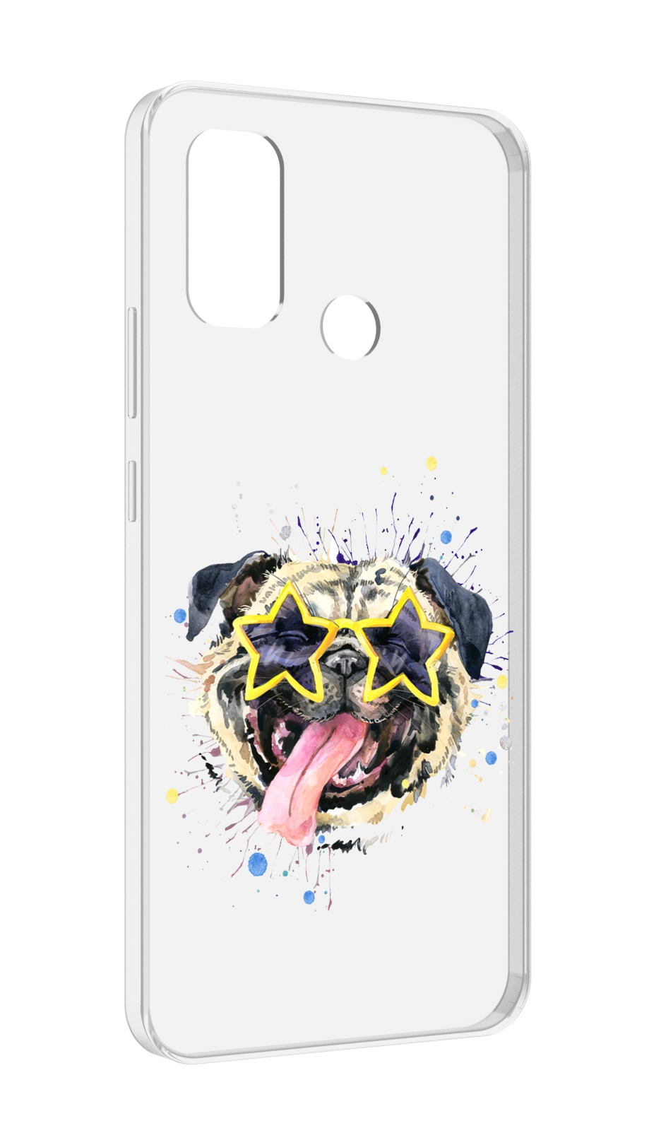 

Чехол MyPads мопс боксер для UleFone Note 10P/Note 10, Прозрачный, Tocco