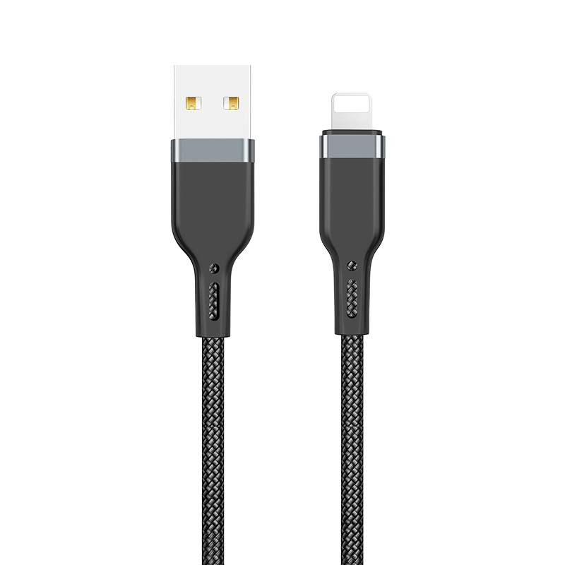 Кабель Wiwu USB to Lightning platinum cable PT01 1.2 м Black