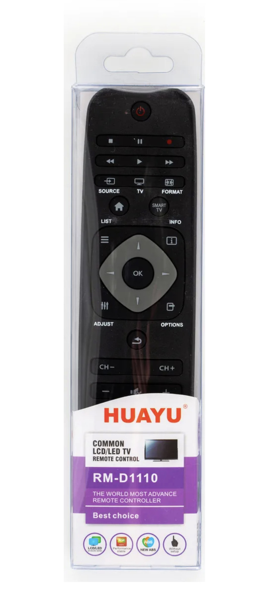 Пульт ДУ Huayu RM-D1110 для Philips