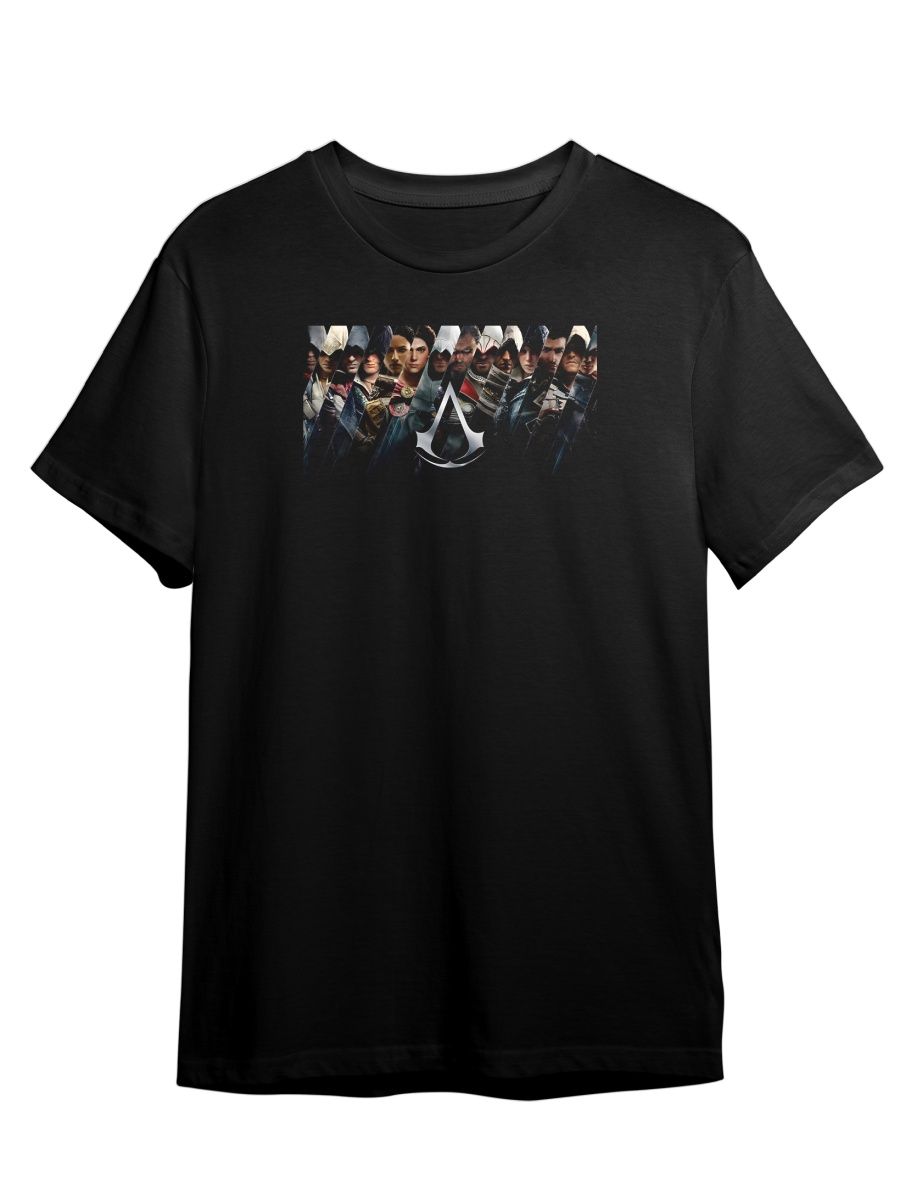 

Футболка унисекс Каждому Своё Assassin's Creed/Ассассин GMASA5 черная 3XL, Черный, "Assassin's Creed/Ассассин" GMASA5