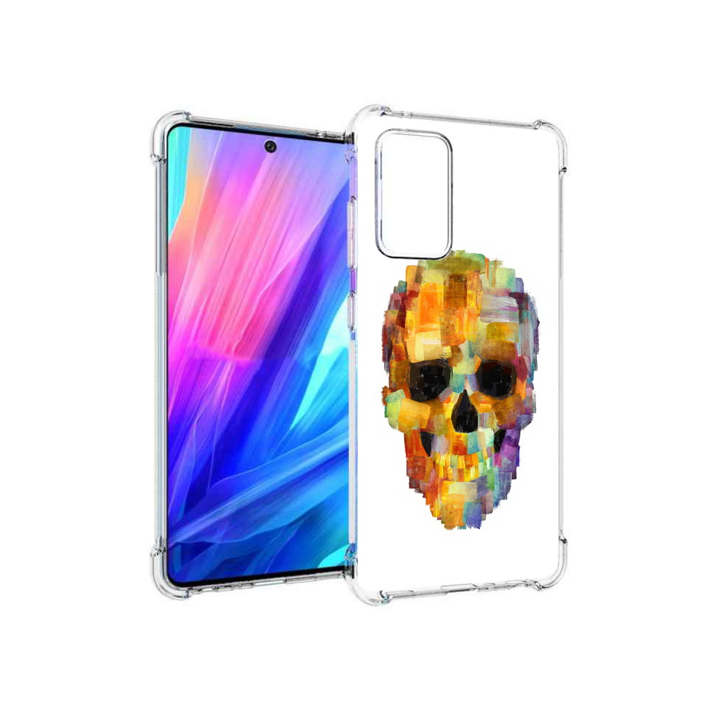 Чехол MyPads Tocco для Samsung Galaxy A52 нарисованный череп (PT158660.526.516)