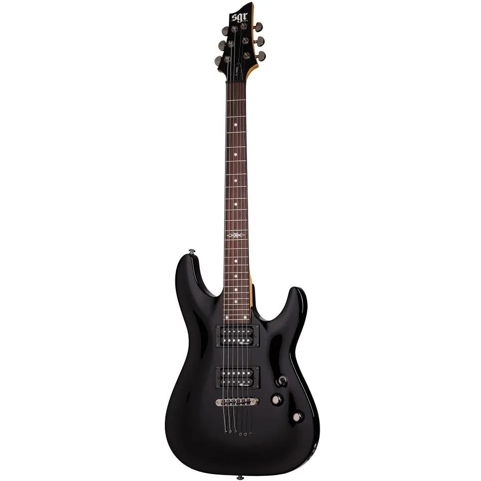 фото Электрогитара schecter sgr c-1 blk, чехол в комплекте