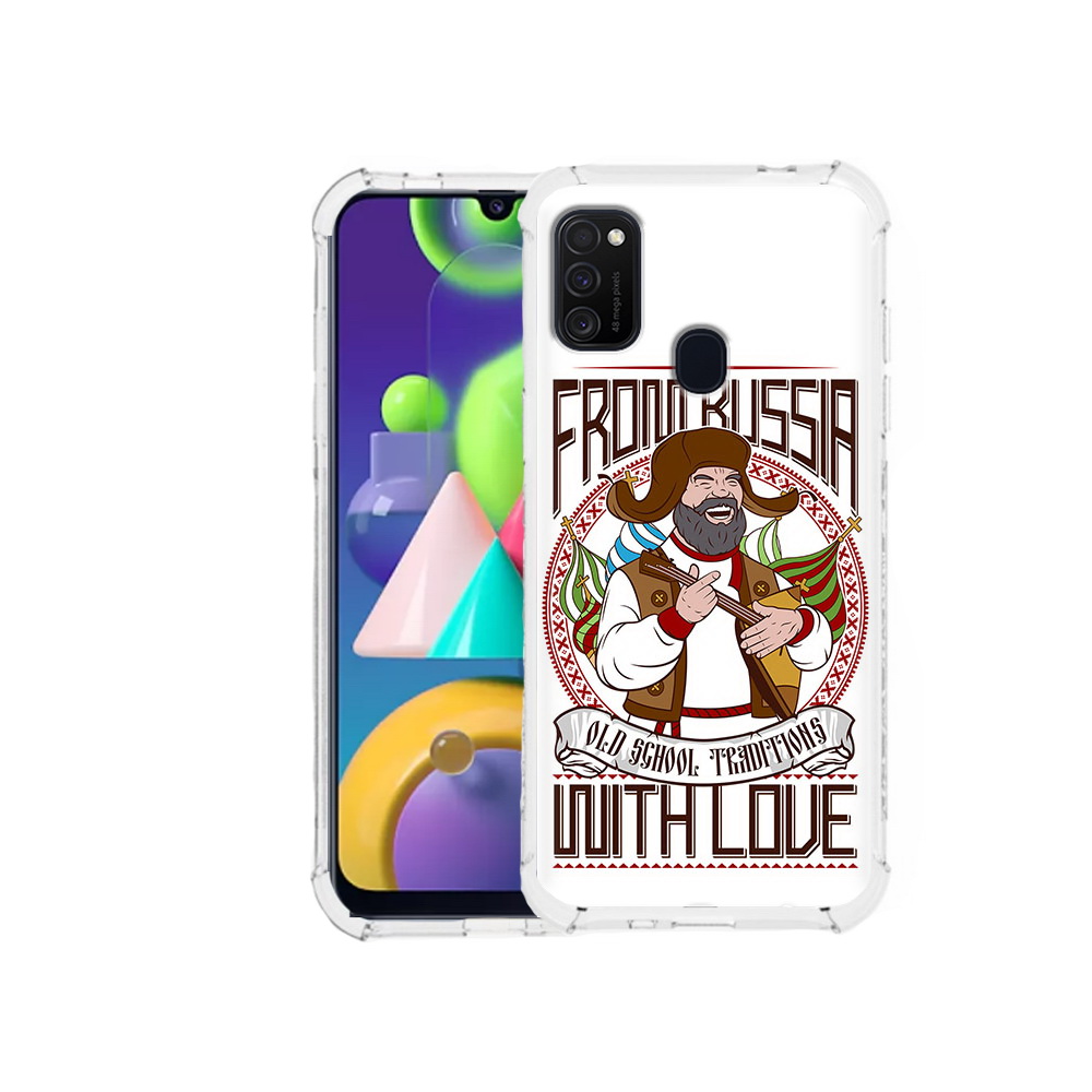 

Чехол MyPads Tocco для Samsung Galaxy M21 русский мужчина (PT147110.591.590), Прозрачный, Tocco